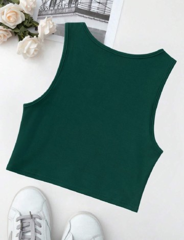 Top SHEIN, verde