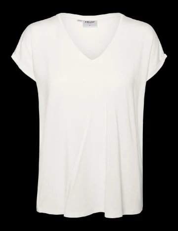 Tricou Vero Moda Curve, alb Alb