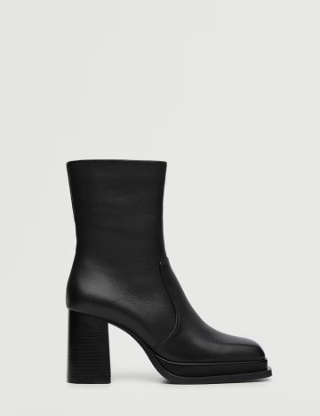 Botine Mango, negru