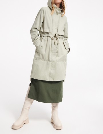 
						Trench Reserved, verde, 44