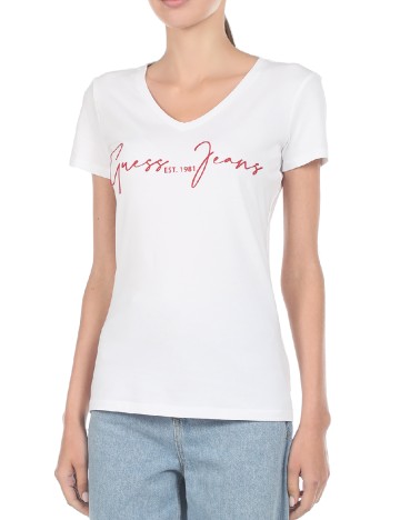 
						Tricou Guess, alb