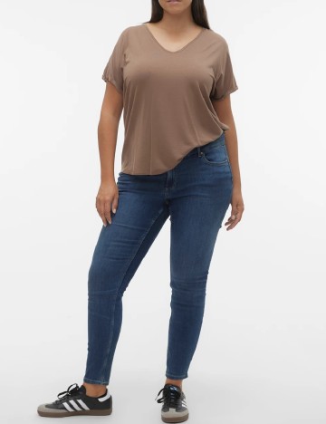 Tricou Vero Moda Curve, maro