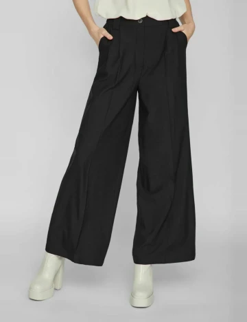 Pantaloni Vila, negru Negru