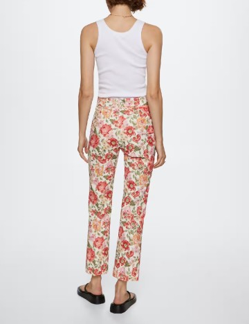 Pantaloni Mango, floral