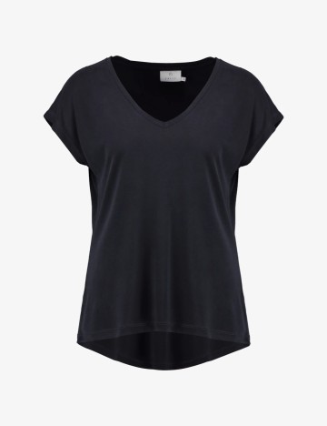 
						Tricou Kaffe, negru