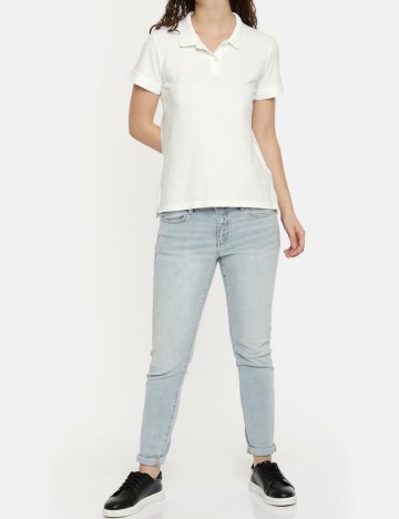 
						Tricou American Eagle, alb