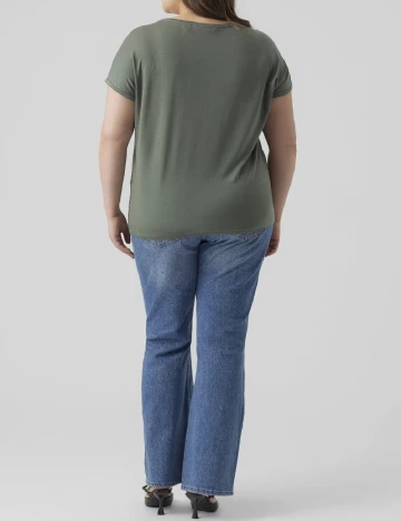 Tricou Vero Moda Curve, verde Verde