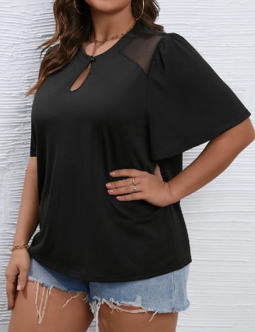 Bluza SHEIN CURVE, negru