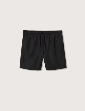 Short de baie Mango, negru Negru