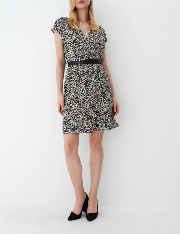 Rochie scurta Mohito, animal print