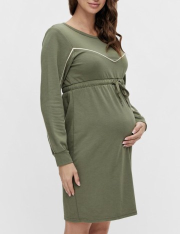 Rochie scurta Mamalicious, verde